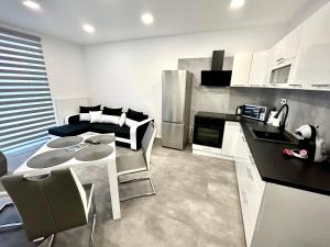 A kitchen or kitchenette at Apartmány PREMIUM se soukromým parkováním