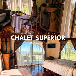 a living room with a table and a window at Hotel San Vicente Hideaway in Quesada