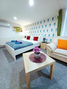Posteľ alebo postele v izbe v ubytovaní Downtown Acacia str Apartment