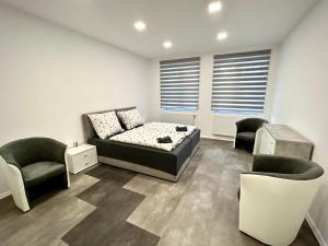 A seating area at Apartmány PREMIUM se soukromým parkováním