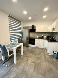 A kitchen or kitchenette at Apartmány PREMIUM se soukromým parkováním