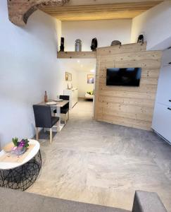 Televiisor ja/või meelelahutuskeskus majutusasutuses Chalet Lilo New Studio