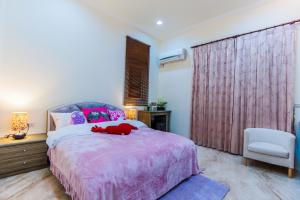 Voodi või voodid majutusasutuse Yilan Amy B&B toas