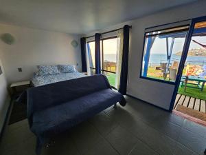Et opholdsområde på Santorini