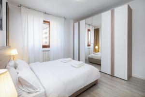 Postel nebo postele na pokoji v ubytování Apartment Forum