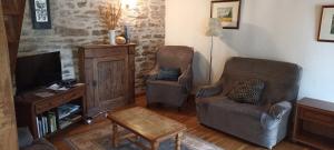 Posezení v ubytování Les gites et chambres d'hôtes du Mas de bouzou