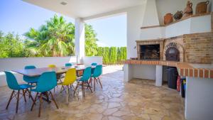 A balcony or terrace at Villa Domino Ibiza