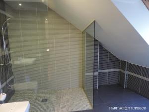 Koupelna v ubytování Hotel Junquera