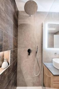 Ένα μπάνιο στο Apartment Lauben Bolzano +11 φωτογραφίες