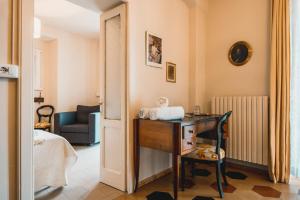 Posezení v ubytování B&B Villa le Ortensie