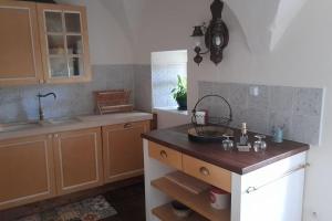 Kuchyň nebo kuchyňský kout v ubytování Le Clos De Soulages gîte 4 personnes