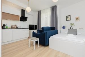 TV a/nebo společenská místnost v ubytování Herbu Korczak 4 - studio next to Medicover/Paley