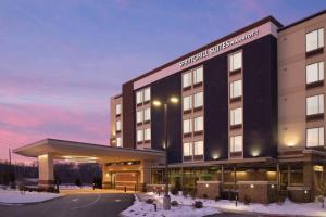 a rendering of the sheraton whistler hotel at dusk at SpringHill Suites by Marriott Allentown Bethlehem/Center Valley in Center Valley