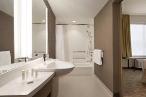 Koupelna v ubytování SpringHill Suites by Marriott Allentown Bethlehem/Center Valley