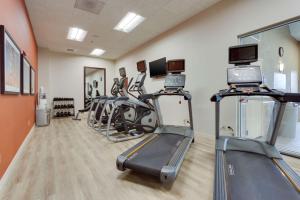 Fitness centrum a/nebo fitness zařízení v ubytování Drury Inn & Suites St. Louis/O'Fallon, IL