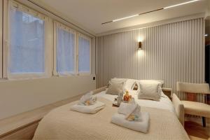 Ένα ή περισσότερα κρεβάτια σε δωμάτιο στο 368 Suite Fondary 3 - Superb apartment in Paris