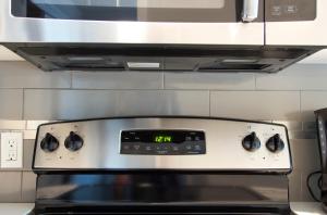 Η κουζίνα ή μικρή κουζίνα στο Amazing Capitol Hill Apartment with Free Parking!