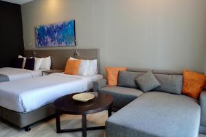 Posezení v ubytování Qliq Damansara Hotel
