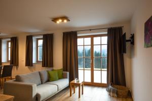 Posezení v ubytování Arlitscherhof Ferienwohnungen und Chalets