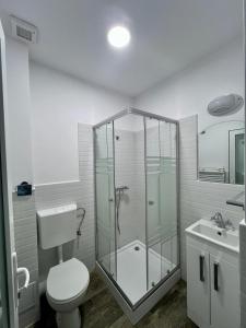 Bathroom sa Casa Roma Lac
