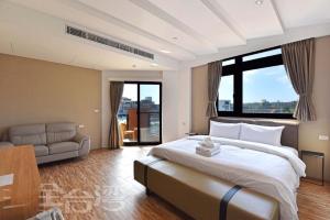 Voodi või voodid majutusasutuse Ocean View Hall B&B toas
