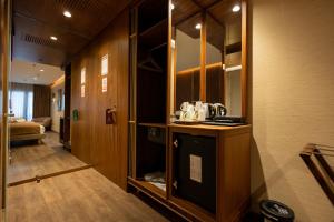 Kuchyň nebo kuchyňský kout v ubytování Kate Hotel Special Class & SPA
