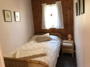Letto o letti in una camera di Sagolikt läge med havsutsikt i Rörum på Österlen