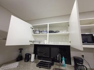 Kuchyň nebo kuchyňský kout v ubytování Depto de lujo en zona Carmelitas