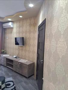Televiisor ja/või meelelahutuskeskus majutusasutuses Apartments in Batumi