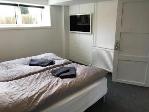 Postel nebo postele na pokoji v ubytování Jysk bed and no breakfast