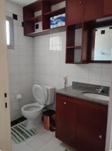 Bilik mandi di Apartamento no Centro de Campo Grande