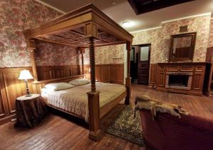 Posteľ alebo postele v izbe v ubytovaní Laitse castle