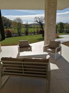 Posezení v ubytování Villa Vescovado appartamento in casa vacanza