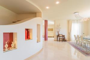 Posezení v ubytování Villa Vescovado appartamento in casa vacanza