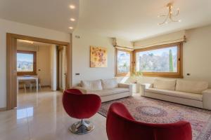 Posezení v ubytování Villa Vescovado appartamento in casa vacanza