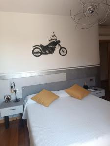 Postel nebo postele na pokoji v ubytování Villa Vescovado appartamento in casa vacanza