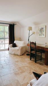 Posezení v ubytování Gästehaus Eschment