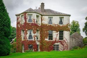 an old house with ivy on the side of it at Kilfane Glebe House in Thomastown