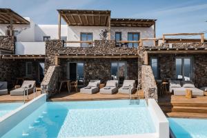 Bazén v ubytování Alissachni Mykonos nebo v jeho okolí