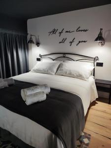 Postelja oz. postelje v sobi nastanitve Loft Manhattan-Antica Vetreria