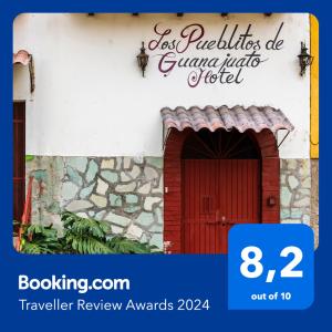 Certifikat, nagrada, logo ili neki drugi dokument izložen u objektu Los Pueblitos de Guanajuato Hotel