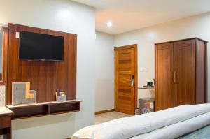 TV a/nebo společenská místnost v ubytování La Fattoria Resort