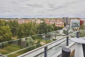 Balkón nebo terasa v ubytování Silken Gran Teatro