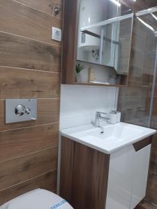Kúpeľňa v ubytovaní Apartman Kristal