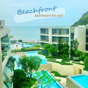 an apartment for rent with a view of the beach at Seaview 2 BR Beach front Vacation HuaHin in Hua Hin