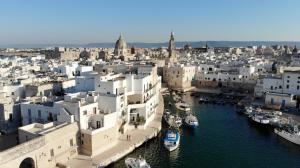 A general view of Monopoli or a view of the city taken from the holiday home