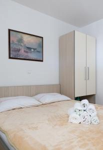 Postel nebo postele na pokoji v ubytování Mile Starigrad - Book your next cozy vacation