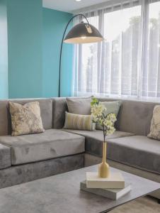 Χώρος καθιστικού στο Laurel Hill-Suites