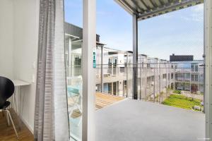 En balkon eller terrasse på Kolgården - Visby Lägenhetshotell