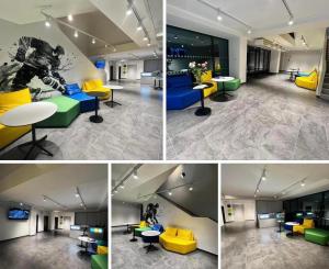 Area tempat duduk di Hotel Active Stadium